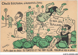 AS#BFP2-93-0954 - Cross électoral D'AUBERVILLIERS - Villier - Politique, Satirique - Aubervilliers