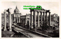 R357703 Roma. Foro Romano Dal Campidoglio. 24. Rome. Roman Forum With The New Ex - Monde