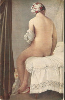 J. Ingres. La Baigneruse. The Bather" Fine Art, Painting, Old Vintage French Postcard - Paintings