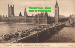 R357725 London. Houses Of Parliament And Westminster Bridge. No. 83 - Otros & Sin Clasificación