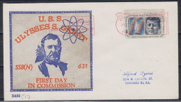 USA Nuclear Submarine USS Ulysses S. Grant 1st Day In Commission Ca  (59779) - Duikboten