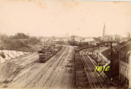 Chalon Sur Saone - Gare De Triage - Photo Paul Bourgeois 1883 - Plm - Train - Eisenbahnen