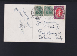 Dt. Reich PK 1920 Berlin Nach Böhmen - Storia Postale