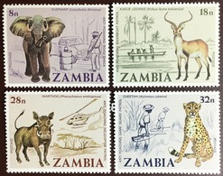 Zambia 1978 Anti Poaching Animals MNH - Sonstige & Ohne Zuordnung