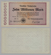 Reichsbahn Berlin 10 Millionen Mark 1923 AUNC   (16387 - Andere & Zonder Classificatie