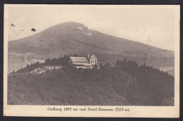 AK Honnef Oelberg (461 M) Und Hotel Rosenau (323 M) 1912   (17427 - Sonstige & Ohne Zuordnung