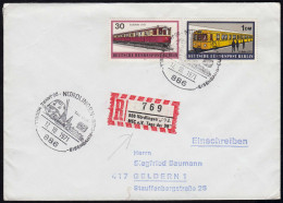 Nördlingen 1971 Sonder R-Zettel Auf Brief Tag Der Eisenbahn  (17510 - Autres & Non Classés