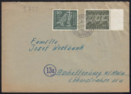 Eschau über Aschaffenburg Überstempel Landpost 1960  (17511 - Other & Unclassified