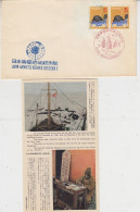 Japan Antarctic Research Expedition Jare 1 Cover + Card Ca 3.1.1957 (59781) - Antarctic Expeditions