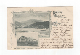 1898 Dt. Reich Alte S/W Photo Litho Karte Gruss Vom Belchen Südschwarzwald - Altri & Non Classificati