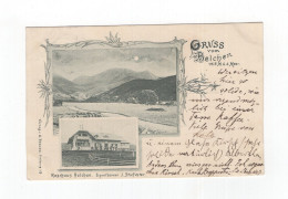 1898 Dt. Reich Alte S/W Photo Litho Karte Gruss Vom Belchen Südschwarzwald - Autres & Non Classés