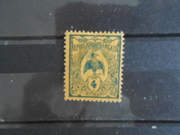 NOUVELLE-CALEDONIE YT 90 CAGOU 4c. Bleu S.jaune-orange(*) - Unused Stamps