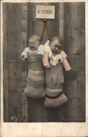 N° 2505 W -cpa Illustrateur- Bébés à Vendre- - Babies