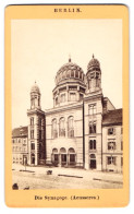 Fotografie Unbekannter Fotograf, Ansicht Berlin, Blick Auf Die Synagoge In Der Oranienstrasse, Aussenansicht  - Places