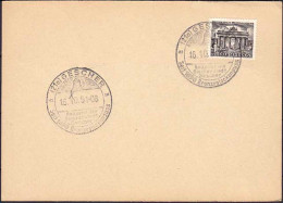 1951 Gescher Bei Coesfeld Sonderstempel Glockenstadt Bronzeglockenguss   (4438 - Altri & Non Classificati