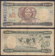 Eritrea 100 Nakfa Banknote 1997 Pick 6 VG (5)   (28941 - Autres - Afrique