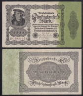 Reichsbanknote 50-tausend 50.000 50000 Mark 1922 Ro 79a Pick 79 VF (3)    (29042 - Sonstige & Ohne Zuordnung