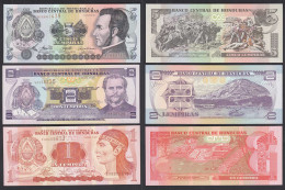 Honduras 1,2,5 Lempira 3 Stück Banknoten 2006/2008 UNC (1)     (29127 - Sonstige – Amerika