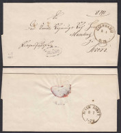 BIRNBAUM K1 1867 Brief Mit Inhalt Nach POSEN + Briefträgerstempel RUFSE Inhalt - Other & Unclassified
