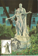30898 - Carte Maximum - Portugal - Escultura Monumento Eça Queiroz Sec. XX - Teixeira Lopes Em Lisboa - Maximumkaarten