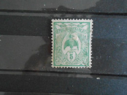 NOUVELLE-CALEDONIE YT 91 CAGOU 5c. Vert* - Unused Stamps