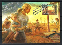 Australia Maximum Card 2017 The 150th Anniversary Of The Birth Of Henry Lawson, 1867-1922 Stamps - Cartes-Maximum (CM)