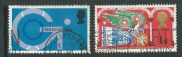 GRANDE BRETAGNE - TIMBRE SCOTT N° 575 Et N°605 De 1969 OBLITERES - Used Stamps