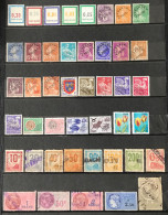 Lot De 44 Timbres Divers France ( Fictifs, Préoblitérés, Colis Postaux Et Fiscaux ) - Other & Unclassified