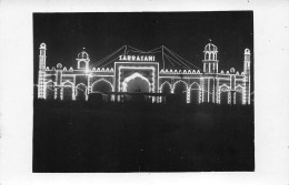 CIRQUE SARRASANI- Carte Photo Du Cirque éclairé La Nuit - Zirkus