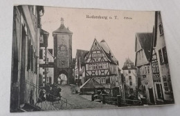 AK"Rothenburg Ob Der TAUBER, Attraktive Strassenpartie, Ca. 1905" Wunderbare PK Postkarte Nord Bayern - Rothenburg O. D. Tauber