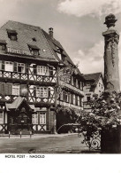 ALLEMAGNE - Hotel Post - Nagold - Vue Générale - Statue - Fontaine - Carte Postale - Nagold