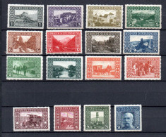 Bosnia Herzegowina (Austria) 1906 Set Definitive Stamps (Michel 29/44) MLH - Bosnia Herzegovina