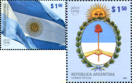 247282 MNH ARGENTINA 2010 AMERICA UPAEP 2010 - BANDERAS NACIONALES - Nuevos