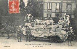 Beuzeville (Eure) - Cavalcade 1912 La Char De Bebes - Otros & Sin Clasificación