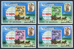 Bahrain 206-209, MNH. Michel 214-217. UPU-100, 1974. Jet, Globe, Mail Coach. - Bahreïn (1965-...)