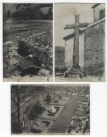 88 - SAINT-JEAN-d'ORMONT - Lot De 3 CPA - Cimetière Militaire - Campagne 1914-1915 - Altri & Non Classificati