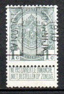 1488 Voorafstempeling Op Nr 81 - TOURNAI 1910 DOORNIJK - Positie B - Rollenmarken 1910-19