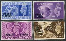 Bahrain 64-67, Hinged. Michel 62-65. Olympics Wembley-1948. Globe, Torch. - Bahrain (1965-...)