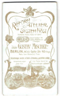 Fotografie Gustav Mischke, Berlin, Goltz-Str. 40, Segelboot Mit Blumen, Anschrift Des Ateliers  - Personnes Anonymes