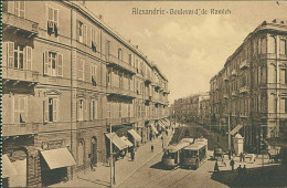 EGYPT - ALEXANDRIA / ALEXANDRIE - BOULEVARD DE RAMLEH / TRAM - EDIT THE CAIRO POSTCARD TRUST - 1910s (12615) - Alexandrie