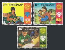 Bhutan 289-291, Lightly Hinged. Michel 728-730. IYC-1979. Mother, Children. - Bhoutan