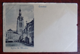 Cpa Courtrai ; église St. Martin - Kortrijk