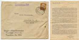 Germany 1937 Cover & Letter; Neuenkirchen (Kr. Melle) - Bezugs- U. Absatzgenossenschaft To Schiplage; 3pf. Hindenburg - Briefe U. Dokumente