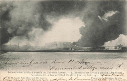 MIKIBP12-028- BELGIQUE INCENDIE DES TANKS A PETROLE DE HOBOKEN ANVERS 27 AOUT 1904 - Autres & Non Classés