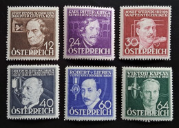 Österreich 1936, Mi 632-37 "Erfinder" MNH(postfrisch) - Ongebruikt