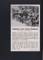 Dt. Reich PK Lied Soldaten Sind Immer Soldaten - Weltkrieg 1939-45