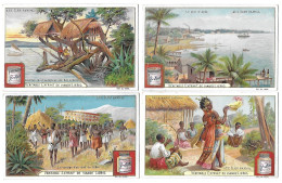 S 704, Liebig 6 Cards, Aux îles Samoa (one Backsite Has Some Damage) (ref B17) - Liebig