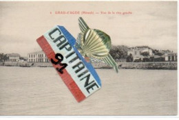 CPA  GRAU D AGDE HERAULT VUE DE LA RIVE GAUCHE. X X - Andere & Zonder Classificatie