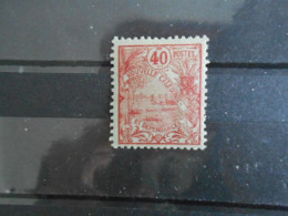 NOUVELLE-CALEDONIE YT 98 PORT DE NOUMEA 40c. Rouge S.verdâtre* - Unused Stamps