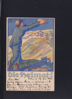 Dt. Reich Kriegsgefangenen Heimkehrkarte 1920 Stettin Nachporto - Cartas & Documentos